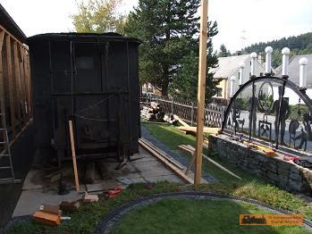 Halbzeit beim Bau der Einhausung