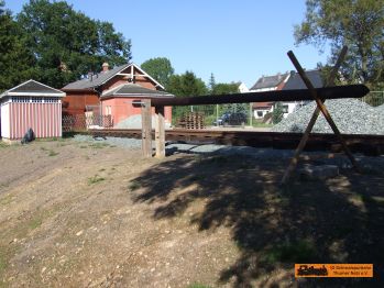 Die Pilzlampe wird vorbereitet.