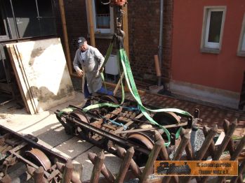 H-D beim aufladen der Drehgestelle.