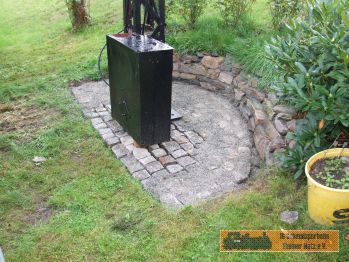 Nun ist dort auch Pflaster.