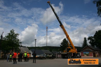 Der Krandienst Gerlach steht bereit.