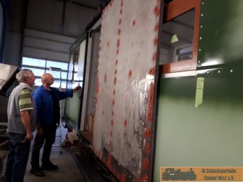 Dieter und Uwe beim Gespr&auml;ch.