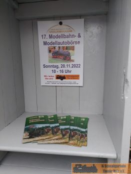 Das Informationsmaterial hat nun auch seinen Platz gefunden.