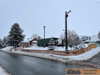 Sch&ouml;n sieht die Schauanlage auch im Winter aus!