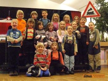 Die Kindergarten Bienen Gruppe zu besuch.