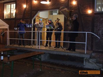 Die Blasmusik kommt immer gut an!.