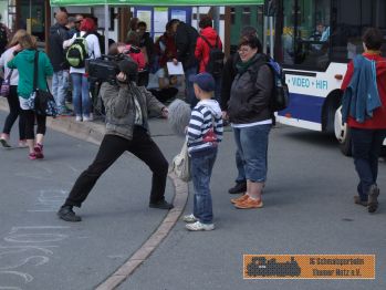 Der RVE-TV zeichnet auf.