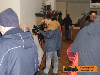 Filmdreh f�r den Beitrag von ERZTV.