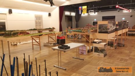 Aber erst noch aufbauen!