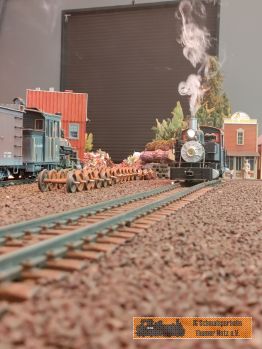 Ein Zug kommt nach Little Town.