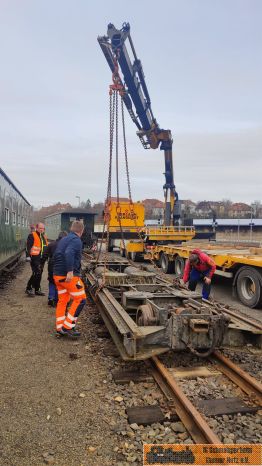 Der erste Kran hub beginnt gleich.