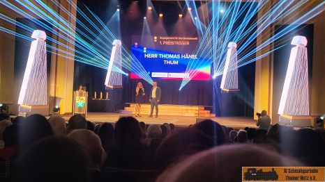 Der 1. Platz f�r Thomas H&auml;nel aus Thum, OT Jahnsbach.