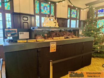 Unsere 0n�� Modulanlage steht.